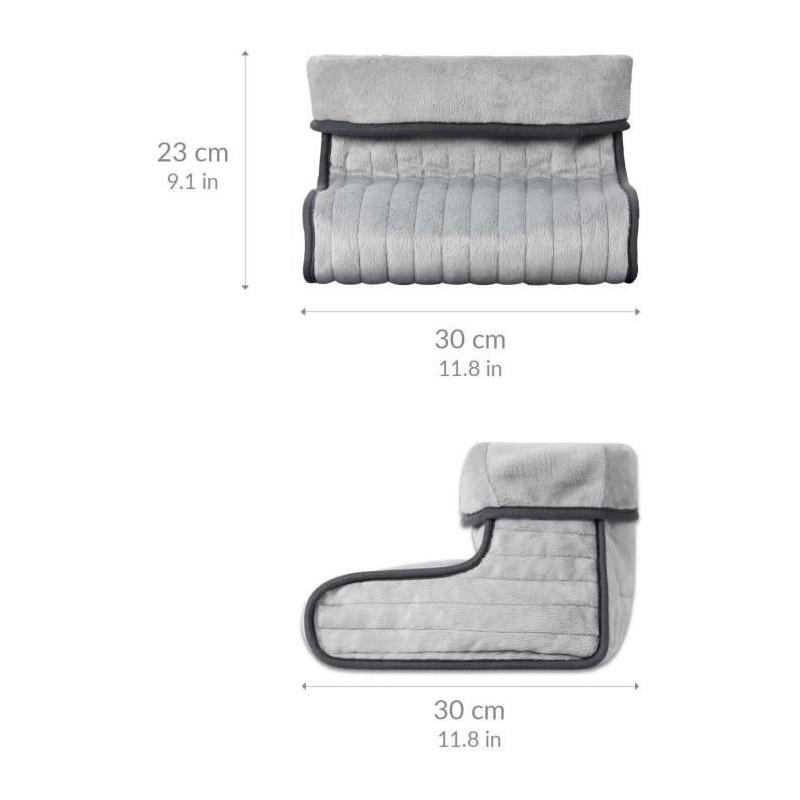 Chauffe-pieds Medisana Ultra-doux - 6 niveaux température - minuteur - lavable