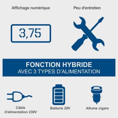 Compresseur sans fil Airforce 6 - pression max 10,3bars - SCHEPPACH 20V IXES