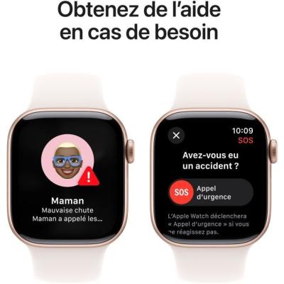 Montre Apple Watch Series 10 GPS + Cellular - 42mm - Rose Gold Aluminium