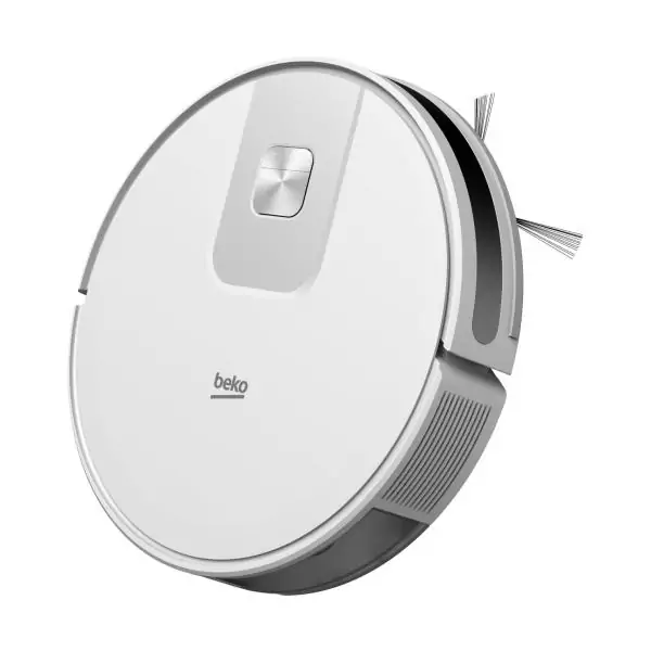 BEKO VRR60314VW - Aspirateur Robot Laveur 2 en 1 Connecté - Autonomie 150 minutes - 2000 pa - Blanc
