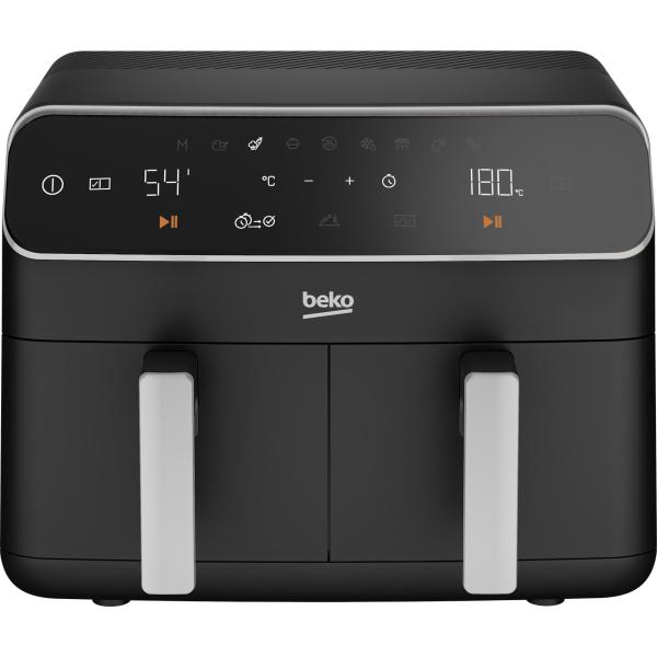 Beko FRL5388B friteuse Double 8,5 L Autonome 2400 W Friteuse d’air chaud Noir