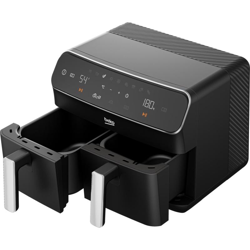 Beko FRL5388B friteuse Double 8,5 L Autonome 2400 W Friteuse d’air chaud Noir