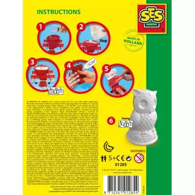 SES Creative Moulage et peinture - Chouette SES Creative Moulage et peinture - Chouette