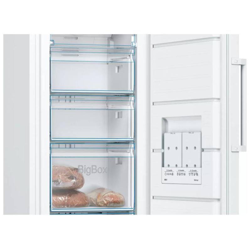Bosch GSN29UWEW congélateur Congélateur vertical Pose libre 200 L E Blanc