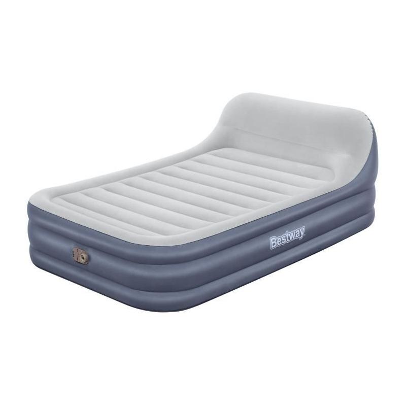 Matelas Gonflable Bestway 67923 - 2 Places, Tête de Lit, Pompe Intégrée