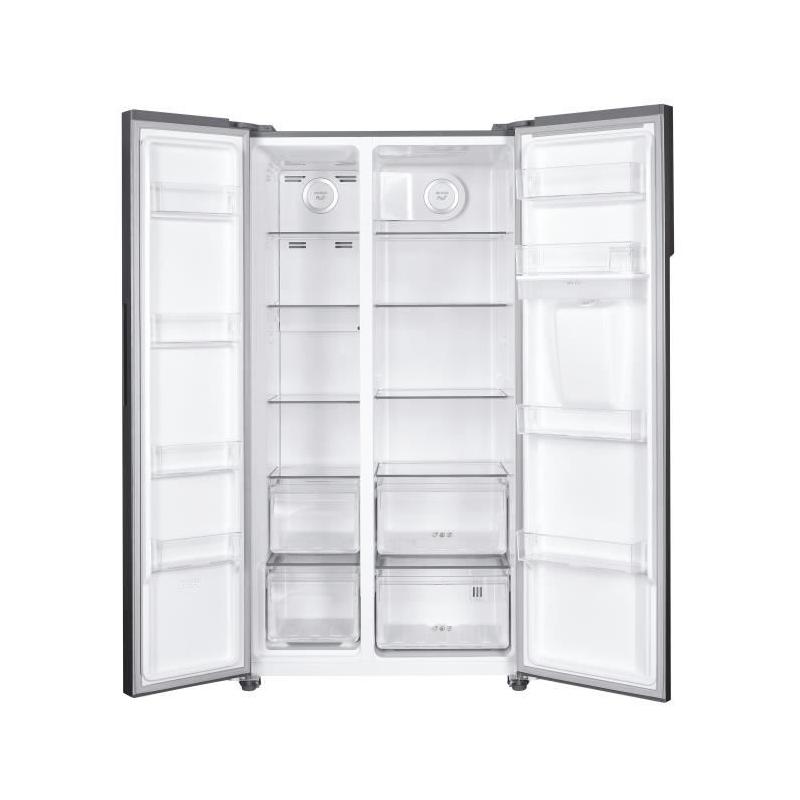 Réfrigérateur Américain CANDY - 529L - Classe E - Inox
