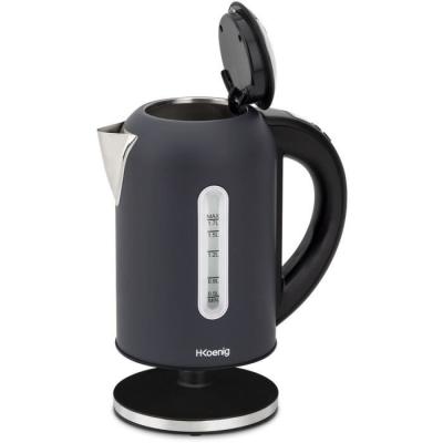 Bouilloire H.KoeNIG Boe52 - Capacité 1,7 L - Température réglable - Gris mat