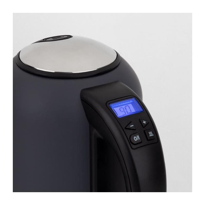 Bouilloire H.KoeNIG Boe52 - Capacité 1,7 L - Température réglable - Gris mat
