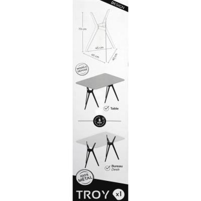Tréteau Nordlinger Pro Troy Métal Noir - Idéal pour chantier