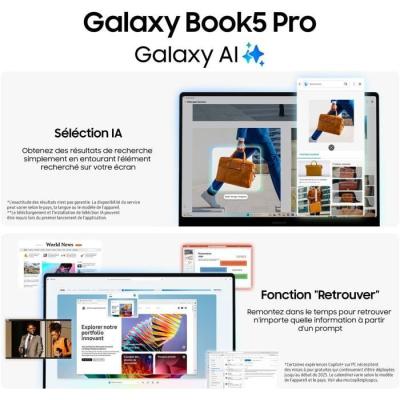 PC portable SAMSUNG Galaxy Book5 Pro - Performances Ultimes!