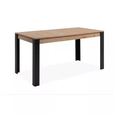 Table à manger extensible chêne noir - TOLOSA Table à manger extensible chêne noir - TOLOSA