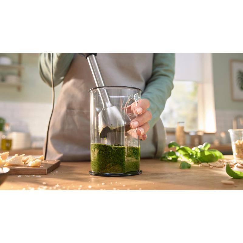 Bosch Serie 4 MSM4W210 blender 0,6 L Mélangeur par immersion 600 W Noir, Blanc