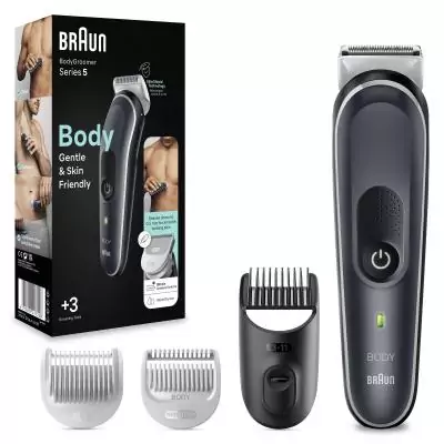 Braun BodyGroomer BG5340 Noir, Argent