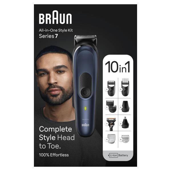 Braun MGK7421 Noir, Bleu