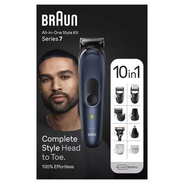 Braun MGK7421 Noir, Bleu