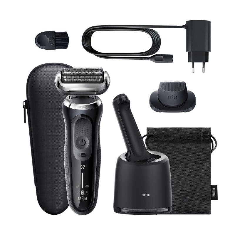 Braun Series 7 71-N7200cc Rasoir rotatif Tondeuse Noir