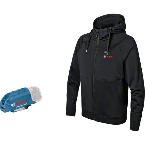 Veste chauffante Bosch Professional GHH 12+18V XA + GAA 12V-21 (sans batterie ni chargeur) Taille L - 06188000ES
