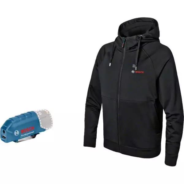 Veste chauffante Bosch Professional GHH 12+18V XA + GAA 12V-21 (sans batterie ni chargeur) Taille L - 06188000ES