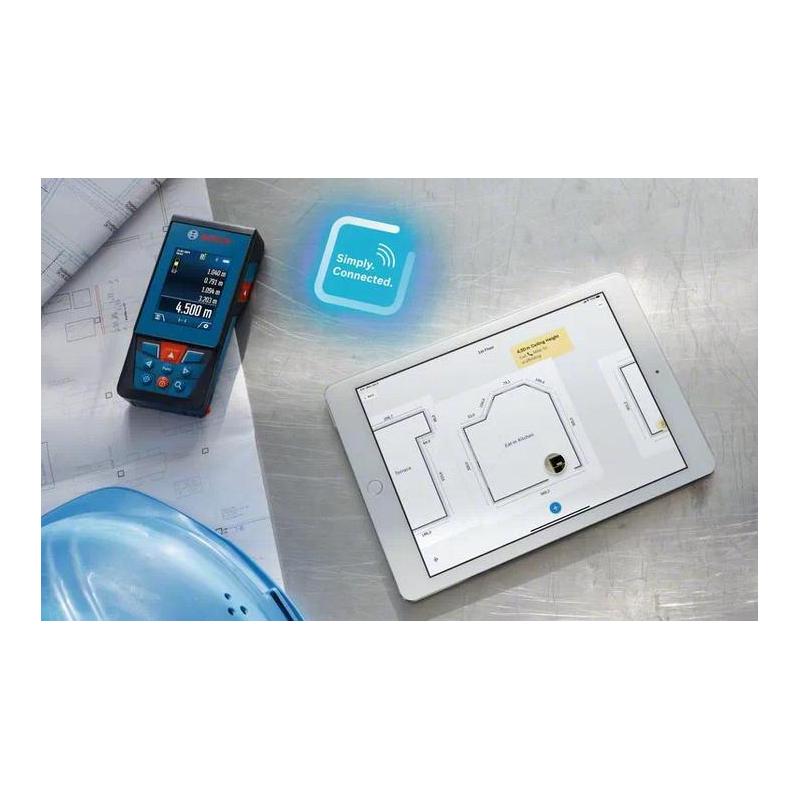 Bosch GLM 100-25 C Professional Noir, Bleu, Rouge 4x 0,08 - 100 m
