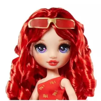 Poupée articulée Ruby avec maillot de bain et paréo - Pour les fans de Rainbow High