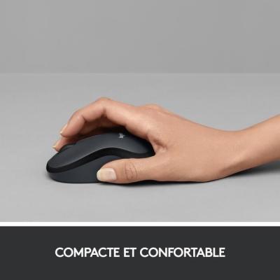 Souris Logitech M220 Silent Sans Fil - Silencieuse Noir
