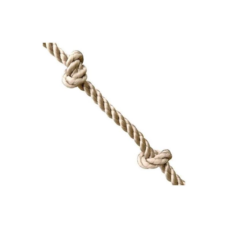 Corde d'escalade avec noeuds TRIGANO - Pour balançoire enfants 3-12 ans