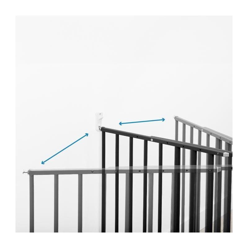 Barrière de sécurité enfant Safe&Protect XL - Extensible 60-106.5 cm