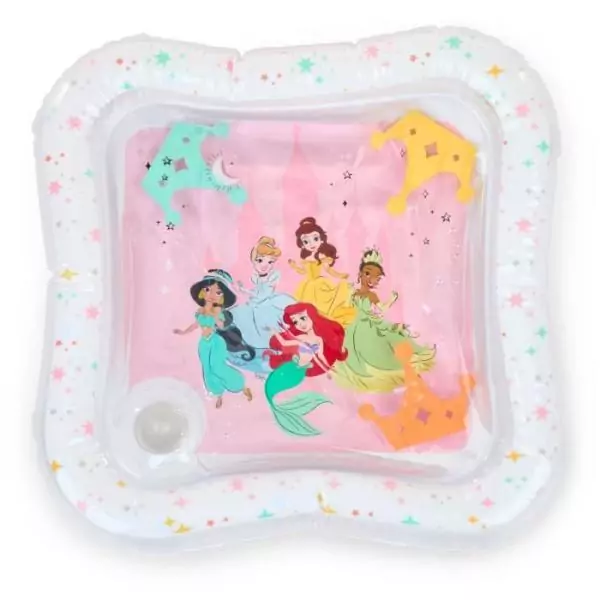 DISNEY BABY PRINCESSES Tapis d'eau bébé - Jeu sensoriel d'éveil, Gonflable, Des la naissance, Facile a nettoyer, Cadeau Noel