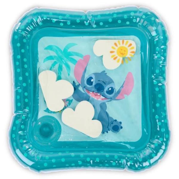 DISNEY BABY - STITCH - Tapis d'eau pour bébé, jeu sensoriel et d'éveil?, gonflable, facile a nettoyer, pliable, des la naissa