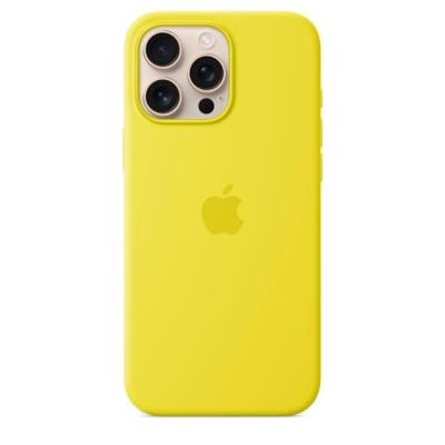 Coque en silicone avec MagSafe pour APPLE iPhone 16 Pro Max - Star Fruit