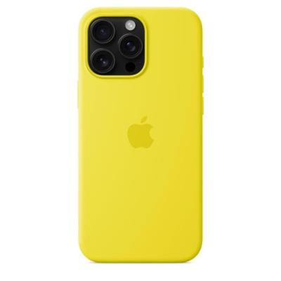 Coque en silicone avec MagSafe pour APPLE iPhone 16 Pro Max - Star Fruit