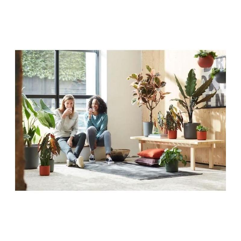 Jardinière ronde ELHO B.for Soft - Noir recyclé Ø35xH32cm