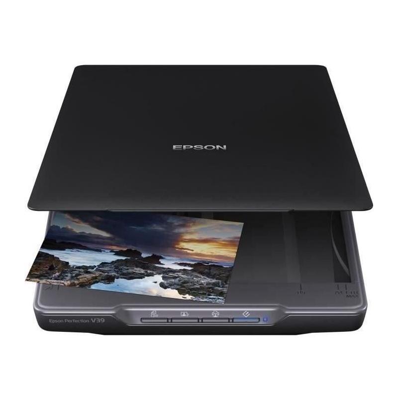 Scanner plat EPSON Perfection V39II A4 - Noir - 4800 ppp - USB 2.0