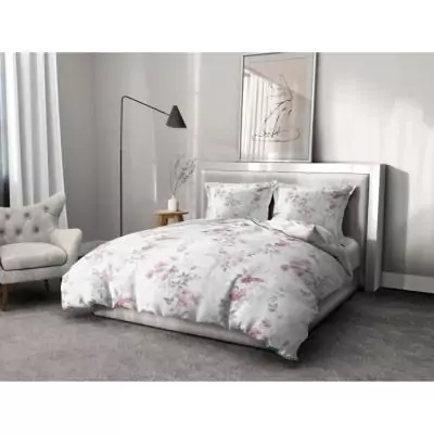 Parure de couette HOME LINGE PASSION POMPADOUR - 100% Coton 57 Fils