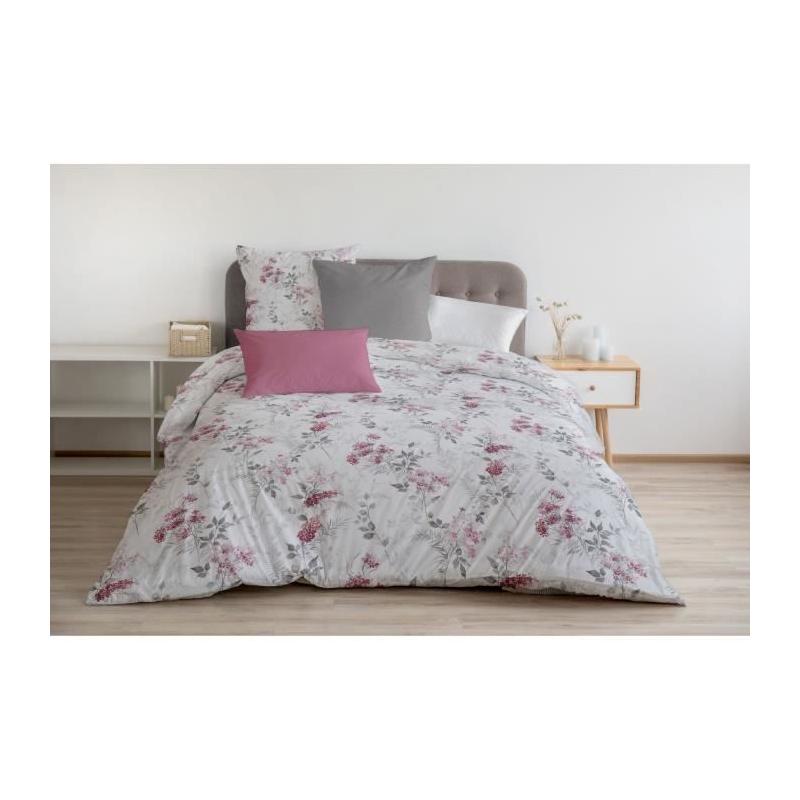 Parure de couette HOME LINGE PASSION POMPADOUR - 100% Coton 57 Fils