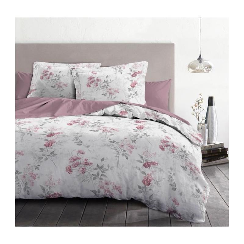 Parure de couette HOME LINGE PASSION POMPADOUR - 100% Coton 57 Fils