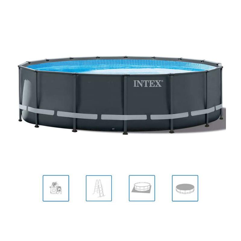 Kit Piscine Ronde Intex Ultra XTR 488x122 cm - Complet