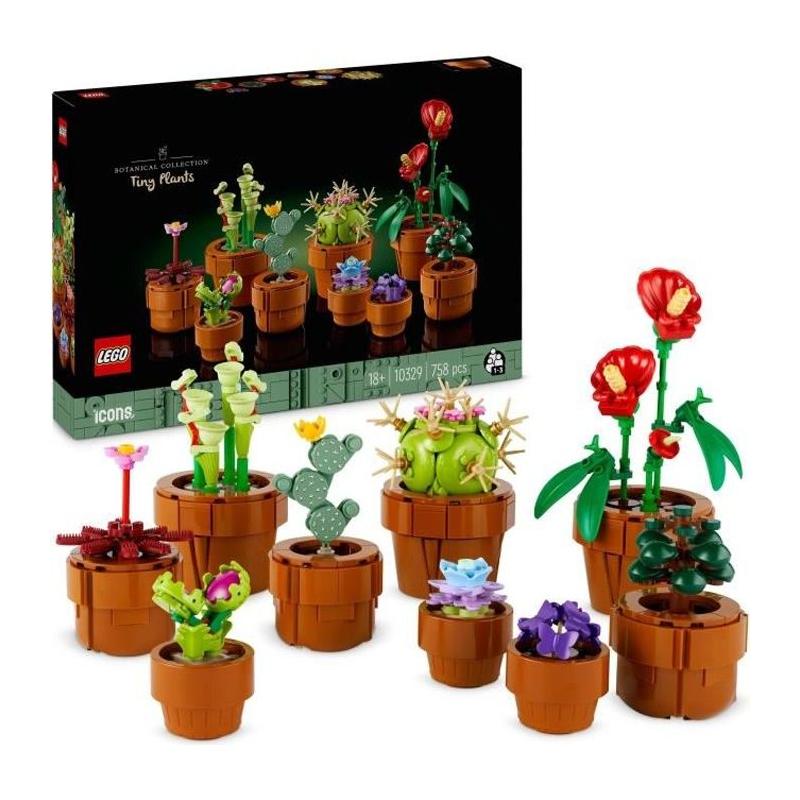 LEGO Icons 10329 Les Plantes Miniatures - Collection Botanique Déco
