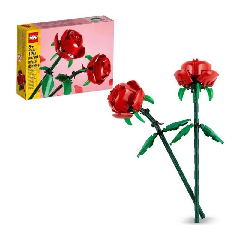 LEGO 40460 Creator Les Roses - Set de Fleurs Artificielles Déco, 8+ ans