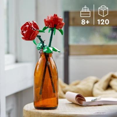 LEGO 40460 Creator Les Roses - Set de Fleurs Artificielles Déco, 8+ ans