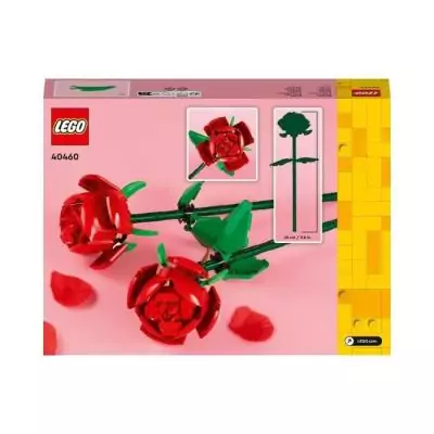 LEGO 40460 Creator Les Roses - Set de Fleurs Artificielles Déco, 8+ ans