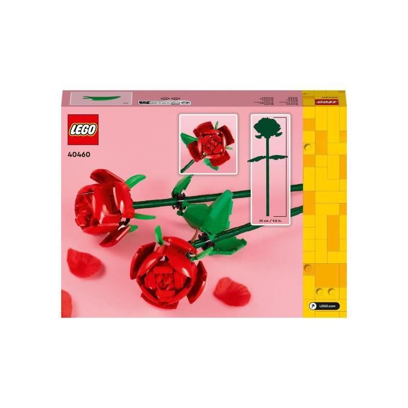 LEGO 40460 Creator Les Roses - Set de Fleurs Artificielles Déco, 8+ ans