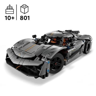 Assemblez la LEGO Technic 42173 Hypercar Koenigsegg Jesko Absolut Grise en un clin d'œil!