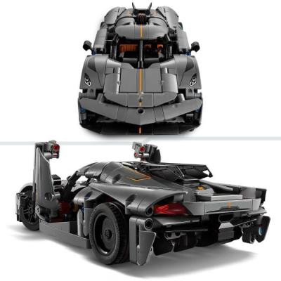 Assemblez la LEGO Technic 42173 Hypercar Koenigsegg Jesko Absolut Grise en un clin d'œil!