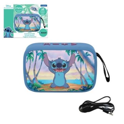Enceinte Bluetooth portable Stitch en tissu - Compact et stylé
