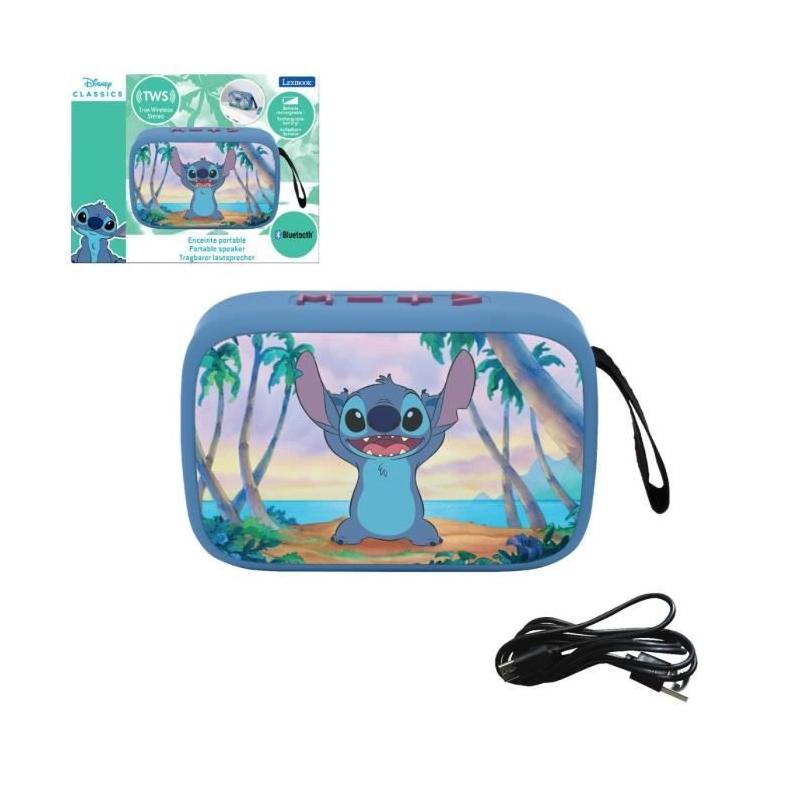 Enceinte Bluetooth portable Stitch en tissu - Compact et stylé