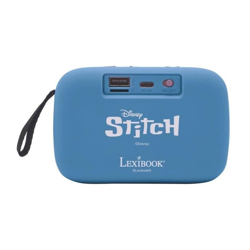 Enceinte Bluetooth portable Stitch en tissu - Compact et stylé