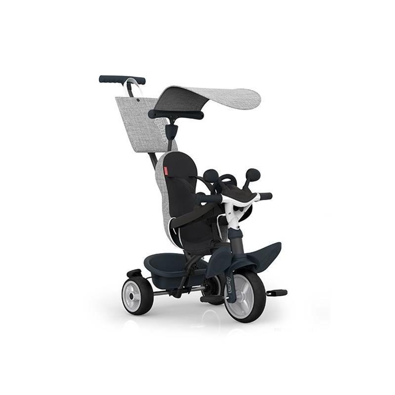 SMOBY - Baby Driver Gris Tricycle avec Dimensions Compactes