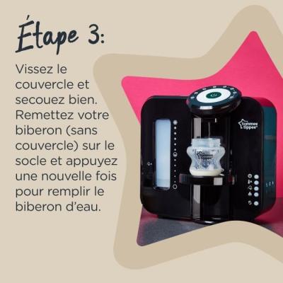 Préparateur Chauffe Biberons Perfect Prep TOMMEE TIPPEE - Noir