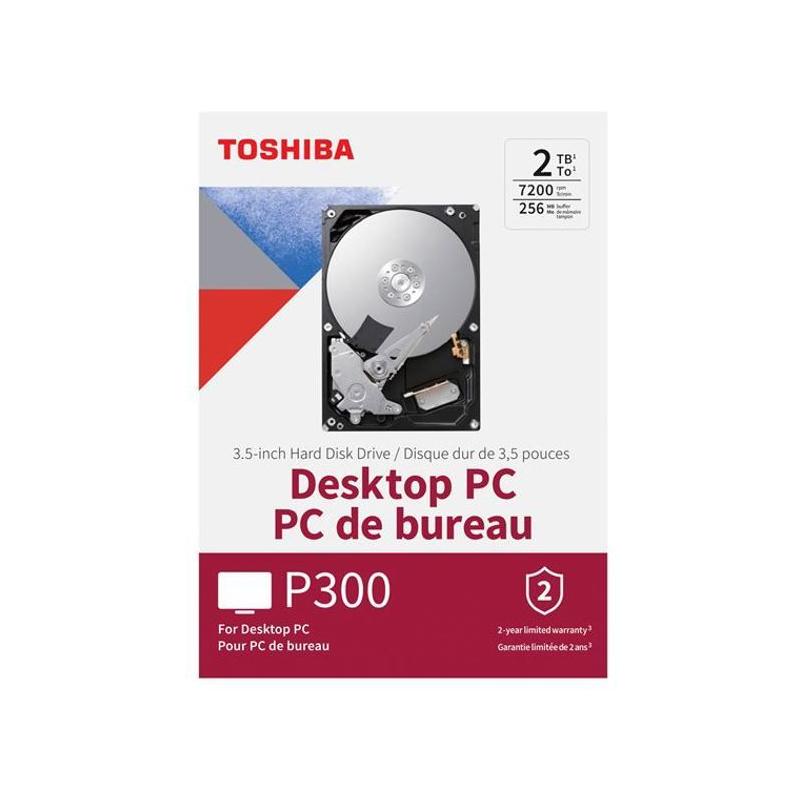Disque Dur Toshiba P300 2TO - Performances Élevées 